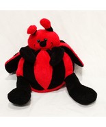 Happy Ladybug Sitting Up Plush Stuffed Animal 7&quot;  Wholesale Merchandiser... - £14.88 GBP