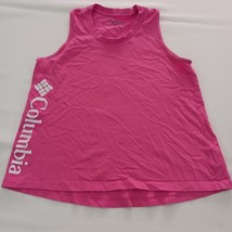 Columbia AL0844 Women’s Pink Cotton North Cascades Graphic Tank Top Size XS - $18.80