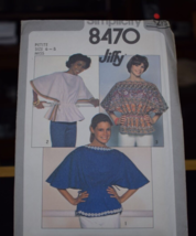 Simplicity 8470 Misses Jiffy Pullover Top Pattern - Size Petite (6-8) - $9.89