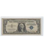 1957 $1 Dollar Silver Certificate Note - Blue Seal - Circulated - £7.07 GBP
