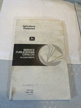 John Deere Service Publications for Agricultural Equipment Catalog 1983 ... - £3.96 GBP