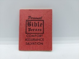 Personal Bible Verses of Comfort Assurance Salvation ~ Very Small Bookle... - $12.86