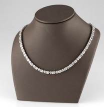 Zircon Cubique Argent Sterling Tennis Collier Alternative 16 &quot; - $374.86