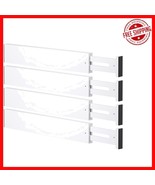 Multipurpose Expandable Bamboo Drawer Organizers, 4 Pack 17-22in Adjustable - $948.92 MXN