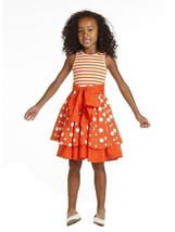 MSRP $80 Kidcuteture Tangerine Angelina Dress Tangerine Size 5 NWOT - $10.78
