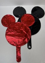 Mickey Mouse Foil Balloons Plain Red And Black - $3.99