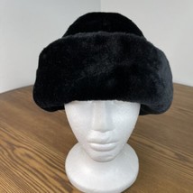 Talbot Unisex Winter Faux Fur Black Russian Hat Made In USA - $36.44