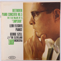 Beethoven/Leon Fleisher - Piano Concerto No. 5 -Emperor Mono LP Record LC 3791 - £8.45 GBP