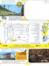 National Park Hotel Brochure Mailer Bar Harbor Maine 1960&#39;s - £14.03 GBP