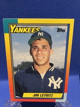 Jim Leyritz 1990 Topps Traded Baseball Card # 61T - £6.30 GBP