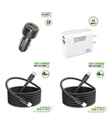 18W Car 20W Home Charger 2X USB Type C to C For Motorola Moto G 5G 2024 - $21.73