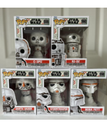 Funko Pop! Set Of 5 Star Wars: Holiday - Snowman Vader,C-3PO,Trooper,R2-... - $39.99