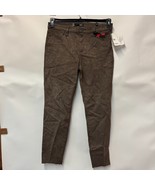 KUT Womens 10 Brown Donna High Rise Skinny Ankle Pants NWT DG36 - $60.49 CAD