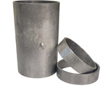 8&quot; x 5&quot; Pipe Hinge Sleeve for 4.5&quot; OD Pipe with 1 Sleeve and 2 Collar Bare - $69.95