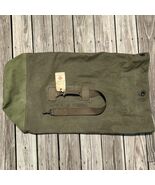 Vtg 1952 US Army Duffle Bag Named James D Combs KY Derby Trainer Rail Tag - $90.25