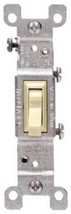 Leviton 1453-2i 10a 125v ,5a 250vt, toggle framed 3-way ac quiet switch, residen - $5.07