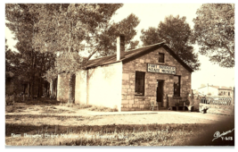 RPPC Sanborn Postcard S-1658 Fort Bridger State Museum, Fort Bridger, Colorado - £15.78 GBP