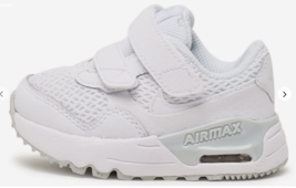 Nike Air Max Systm White/Platinum Easy Closure DQ0286-102 Toddler Td New W/Box - £38.99 GBP