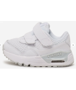 Nike Air Max SYSTM White/Platinum Easy Closure DQ0286-102 TODDLER TD New... - £39.57 GBP