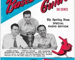 1952 BASEBALL GUIDE Sporting News Radio Edition ST. LOUIS CARDINALS Harr... - $22.49