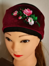 Velvet Headband for Women Girls Floral Head Wrap Twisted Stretch Embelli... - $10.28