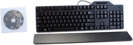 Dell KB813t Black USB Wired Desktop English Keyboard W Smart Card Reader... - $21.56