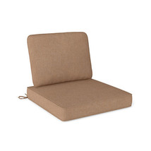 2-Pack Outdoor Patio Cushion Set with Removable Covers-Brown - Color: Brown - $105.43