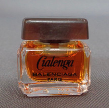 Vintage Cialenga Balenciaga Paris Micro Mini .95&quot; Perfume Fragrance Full Bottle! - £10.27 GBP
