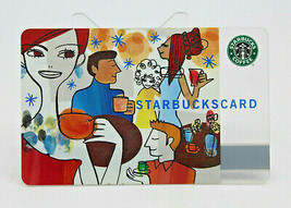 Starbucks Coffee 2004 Gift Card Celebration Party Zero Balance No Value Mugs - £10.19 GBP
