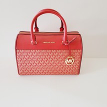 Michael Kors Travel Medium Duffle Satchel MK Logo Handbag Crossbody Brig... - $137.16