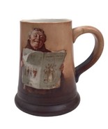 Antique Vintage Porcelain Monk Friar Newspaper Art Pottery Mug Early 20t... - £11.09 GBP
