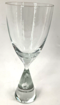 Holmegaard Princess Water Goblet 8 1/8&quot; x 3 3/8&quot; Blown Glass Teardrop PE... - £34.83 GBP