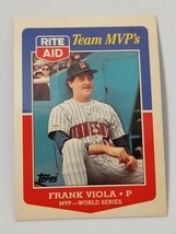 Frank Viola Minnesota Twins 1988 Topps Rite Aid Team MVP&#39;s Card #33 - $0.98