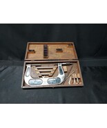Brown & Sharpe No. 55,  0 - 6" Machinist's Micrometer Set, & Wooden Stor... - $140.23 CAD Brown & Sharpe No. 55,  0 - 6" Machinist's Micrometer Set, & Wooden Stor... - $140.23 CAD