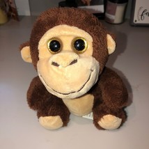 Chimp Gorilla Ape Monkey Plush 7&quot; Brown Inter American Products Stuffed ... - £3.88 GBP
