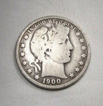 1900-O Silver Barber Half Dollar CHG Coin AN479 - £30.25 GBP