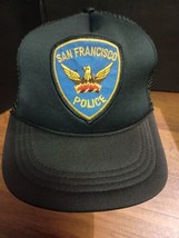 Collectible Vintage San Francisco Police Snapback Patch Trucker Hat - $19.79