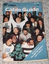 We Are The World Group W Cable Television Guide Vintage 1985 The Making Of  - £31.42 GBP