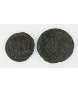 Romain Empire 2-coin Kit Constans 1/2 Centenionalis Constantinus II AE3 - €58,38 EUR