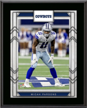 Micah Parsons Dallas Cowboys 10.5&quot; x 13&quot; Sublimated Player Plaque - £21.07 GBP