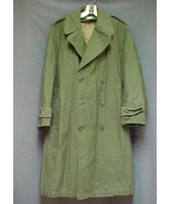 Vintage 1958  Military Sateen OG 107 Overcoat W/Removable Liner Size Sma... - £79.00 GBP