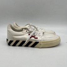 Off White Virgil Abloh Vulcanized Womens White Lace Up Athletic Sneaker Size 38 - £55.37 GBP