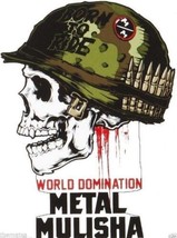 Metal Mulisha World Domination Born To Ride Bumper Sticker Decal Made In Usa - £13.66 GBP