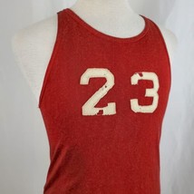 Vintage 1940s Basketball Jersey #23 Red White Sewn Numbers MacGregor Gol... - $112.99