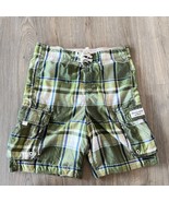 Abercrombie &amp; Fitch Swim Trunks Mens Large Green Plaid Bathing Suit Line... - £17.96 GBP