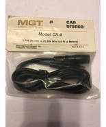 MGT CS-8 Stereo Adapter Stecker 5 Pinnen (M) din Sich Draht 2m Neu - $29.58