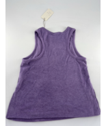 A New Day Women&#39;s Terry Slit Side Tank Top Purple Shirt Summer Stretchy ... - $10.53 CAD