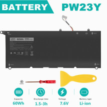 Pw23Y Battery For Dell Xps 13 9360 Series Xps 2017 Series Tp1Gt 0Tp1Gt Rnp72 60W - £30.01 GBP