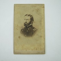 CDV Civil War Lieutenant General Ulysses S Grant Antique 1860s RARE - £102.81 GBP