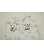 Pair Of Butterfly Earrings Sterling Silver 925 - $27.71